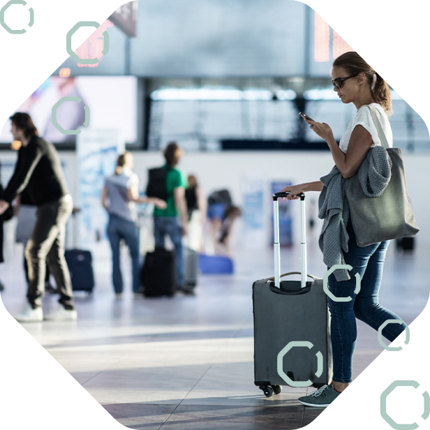Airport operations passenger airside FIDS displays data