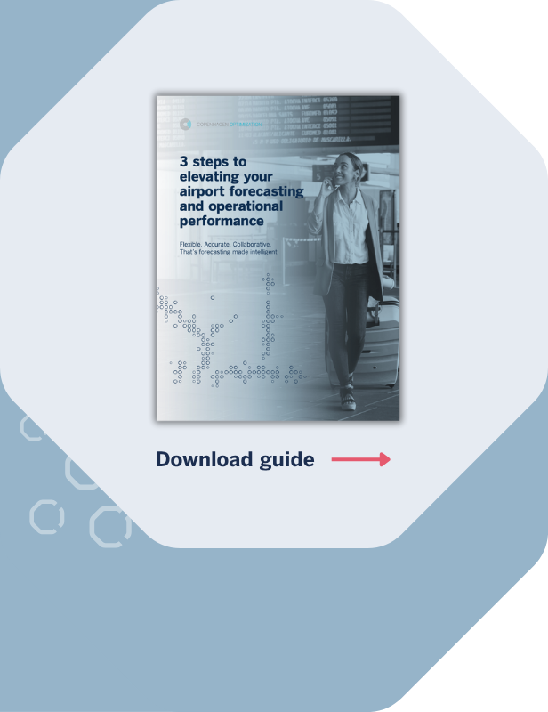 Book cover of airport forecasting guide by Copenhagen Optimization