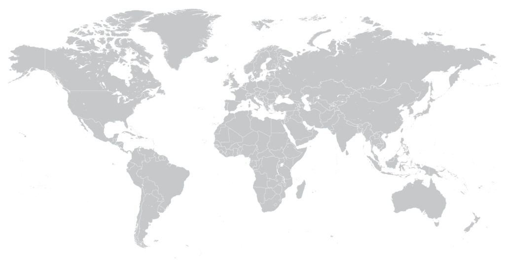 Political World Map illustration